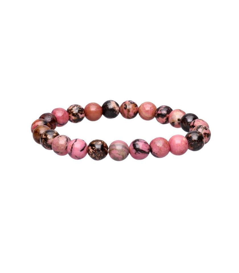 Pulsera de Rodonita Natural | Sanación Emocional y Amor Propio Esotergia Tienda