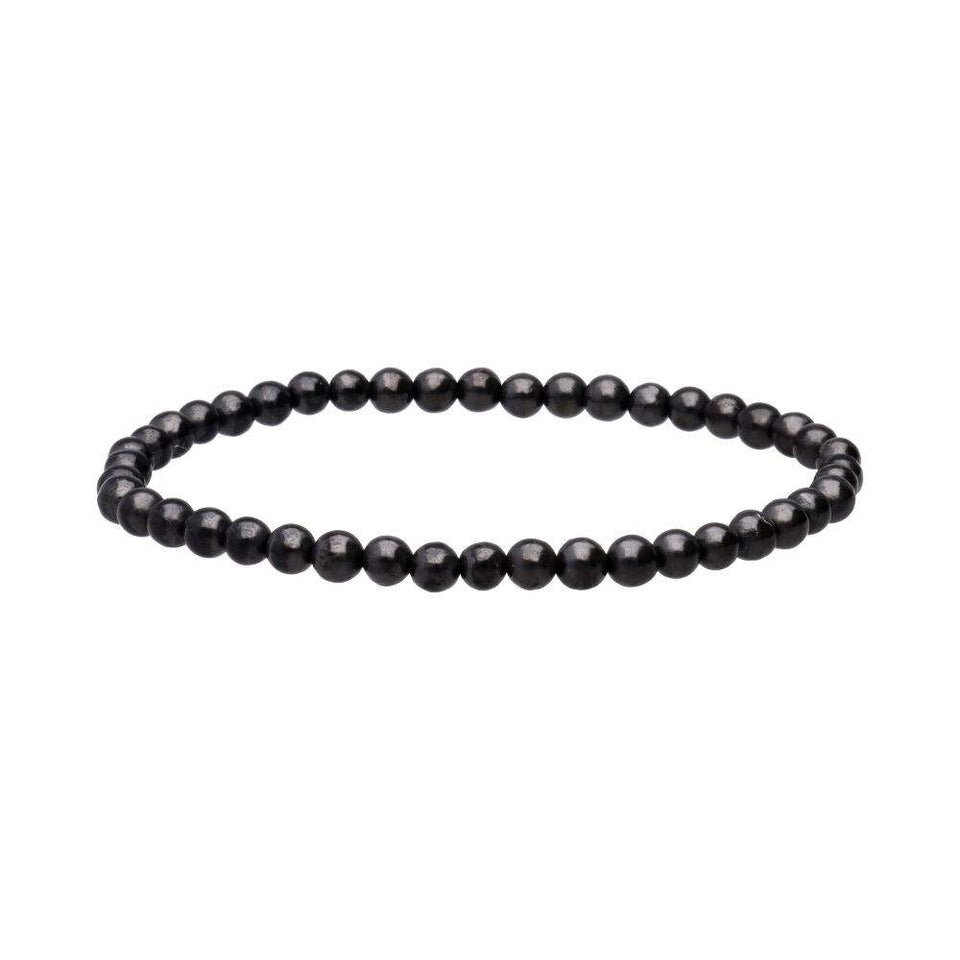 Pulsera de Shungit Original (5mm, 7mm, 8mm, 10mm) | Escudo EMF y Protección Energética Esotergia