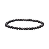 Pulsera de Shungit Original (5mm, 7mm, 8mm, 10mm) | Escudo EMF y Protección Energética Esotergia