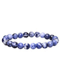 Pulsera Sodalita 8mm Brasil | Claridad y Comunicación | Esotergia