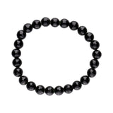 Pulsera de Turmalina Negra Bola 8mm