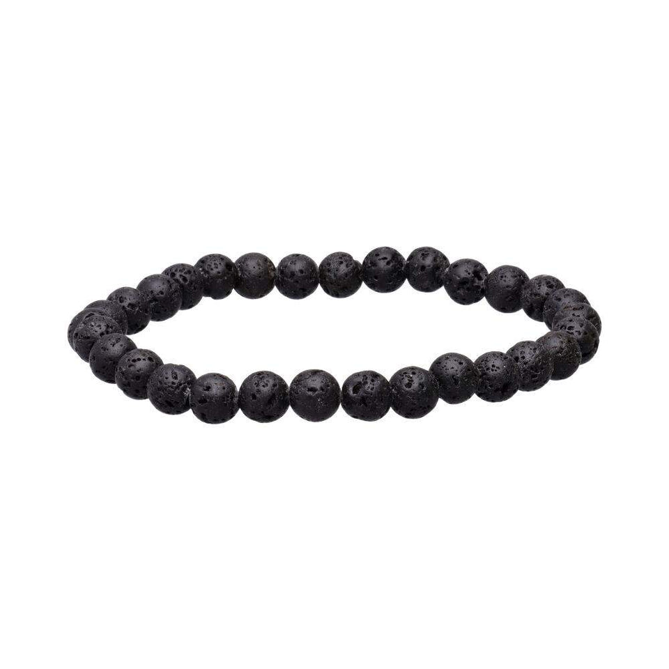 Pulsera de Lava Volcánica (Elige 4mm, 6mm, 8mm) | Enraizamiento, Fuerza y Difusor de Aromas | Esotergia