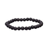 Pulsera de Lava Volcánica (Elige 4mm, 6mm, 8mm) | Enraizamiento, Fuerza y Difusor de Aromas | Esotergia