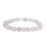 Pulsera de Piedra Luna Natural – Elige 4 mm, 6 mm u 8 mm Esotergia Tienda
