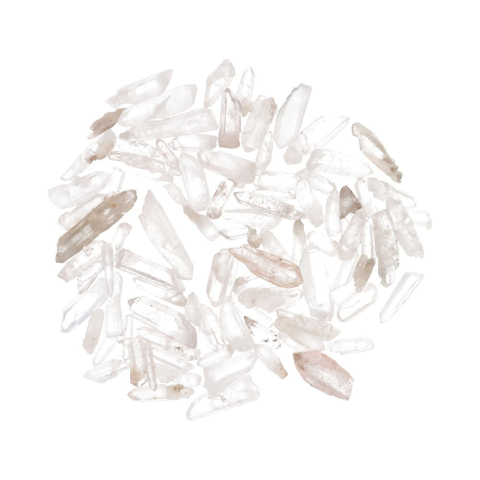 Raw Points of White Quartz