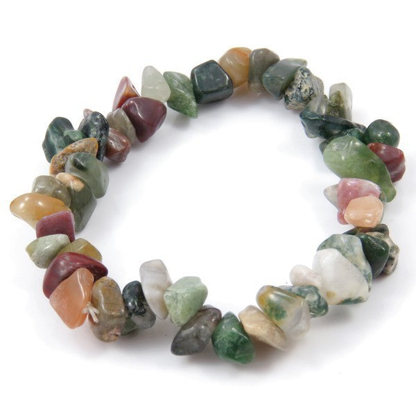 Indian Agate Chip Bracelet