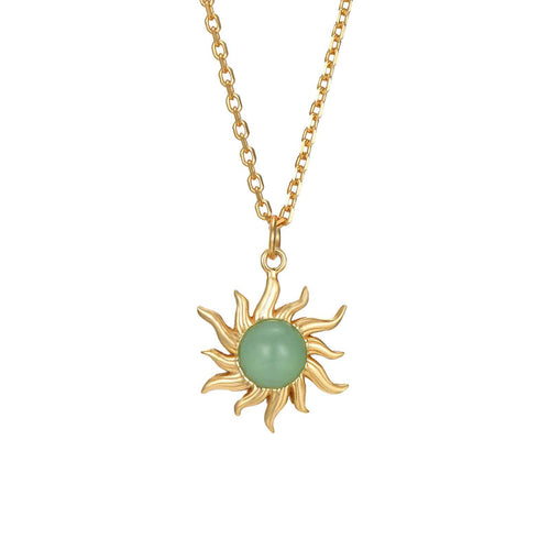 Collar Sol de Mint Green - Merlin Tienda