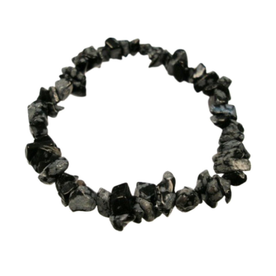 Pulseira com chip de obsidiana de Nevada