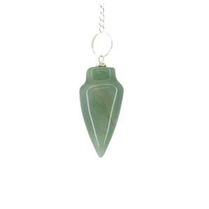 Pêndulo de gota de quartzo verde