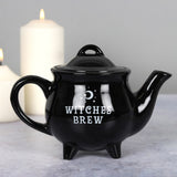 Ceramic Witch Teapot 'Witches Brew'