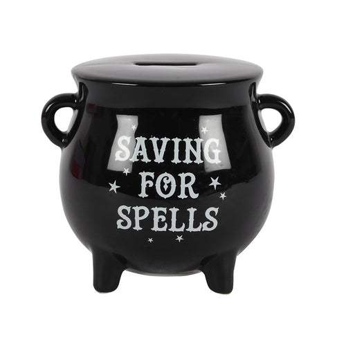 Cauldron Piggy Bank 'Saving For Spells'