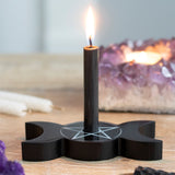 Triple Goddess Pentagram Candle Holder 