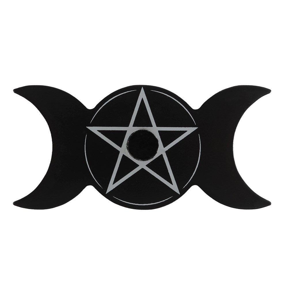 Triple Goddess Pentagram Candle Holder 