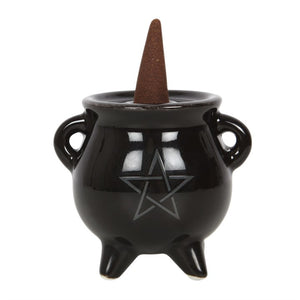 Cauldron Incense Holder 'Pentagram' 