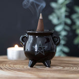 Cauldron Incense Holder 'Pentagram' 