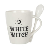 Conjunto de copo e colher 'White Witch'