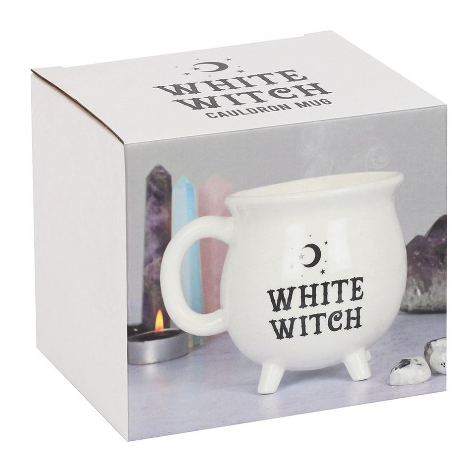 Mug Cauldron of Witches 'White Witch'
