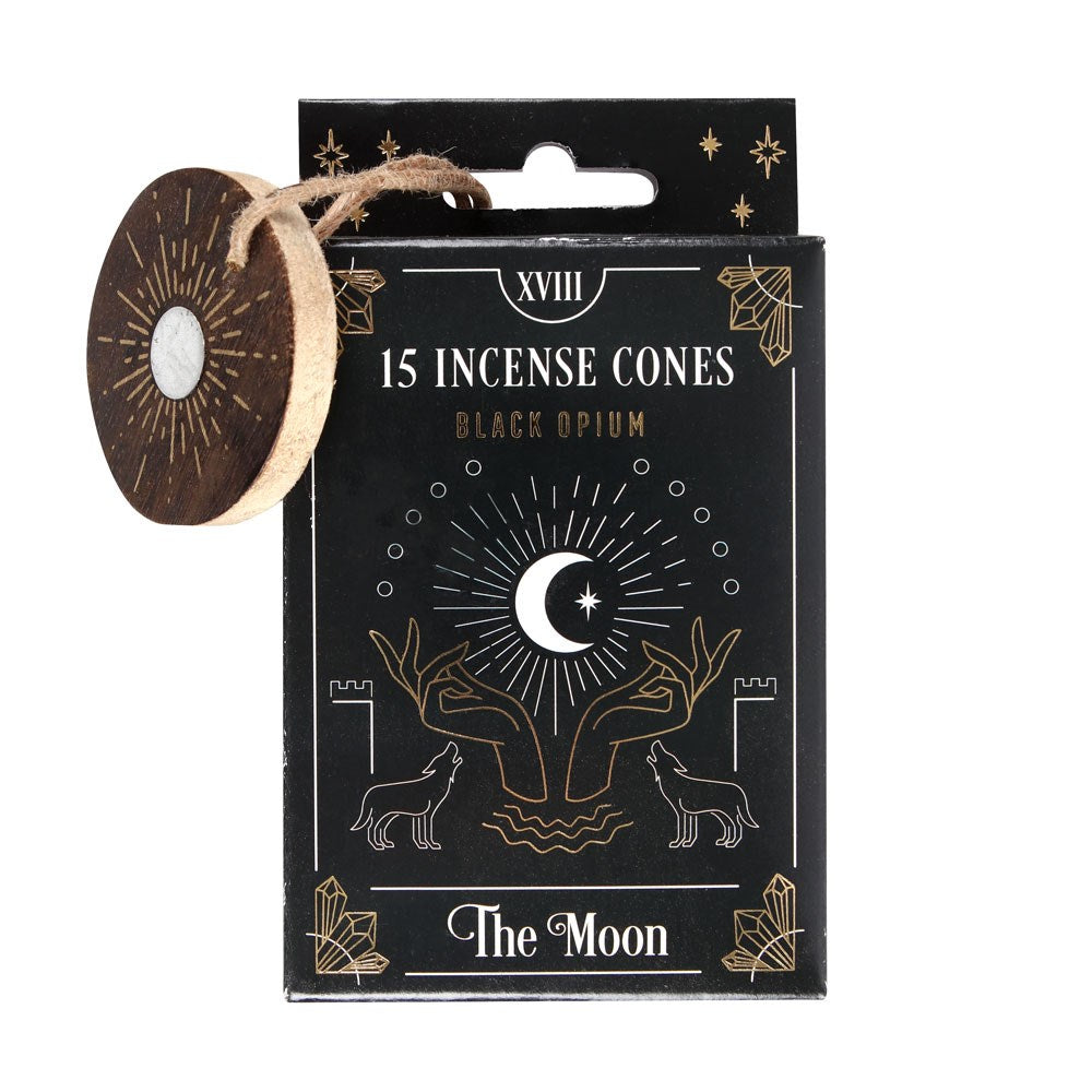 Tarot Incense Cones The Moon 'Black Opium Tarot' 