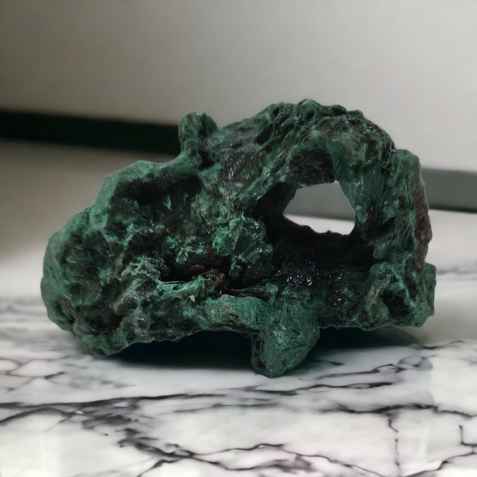 fibrous malachite