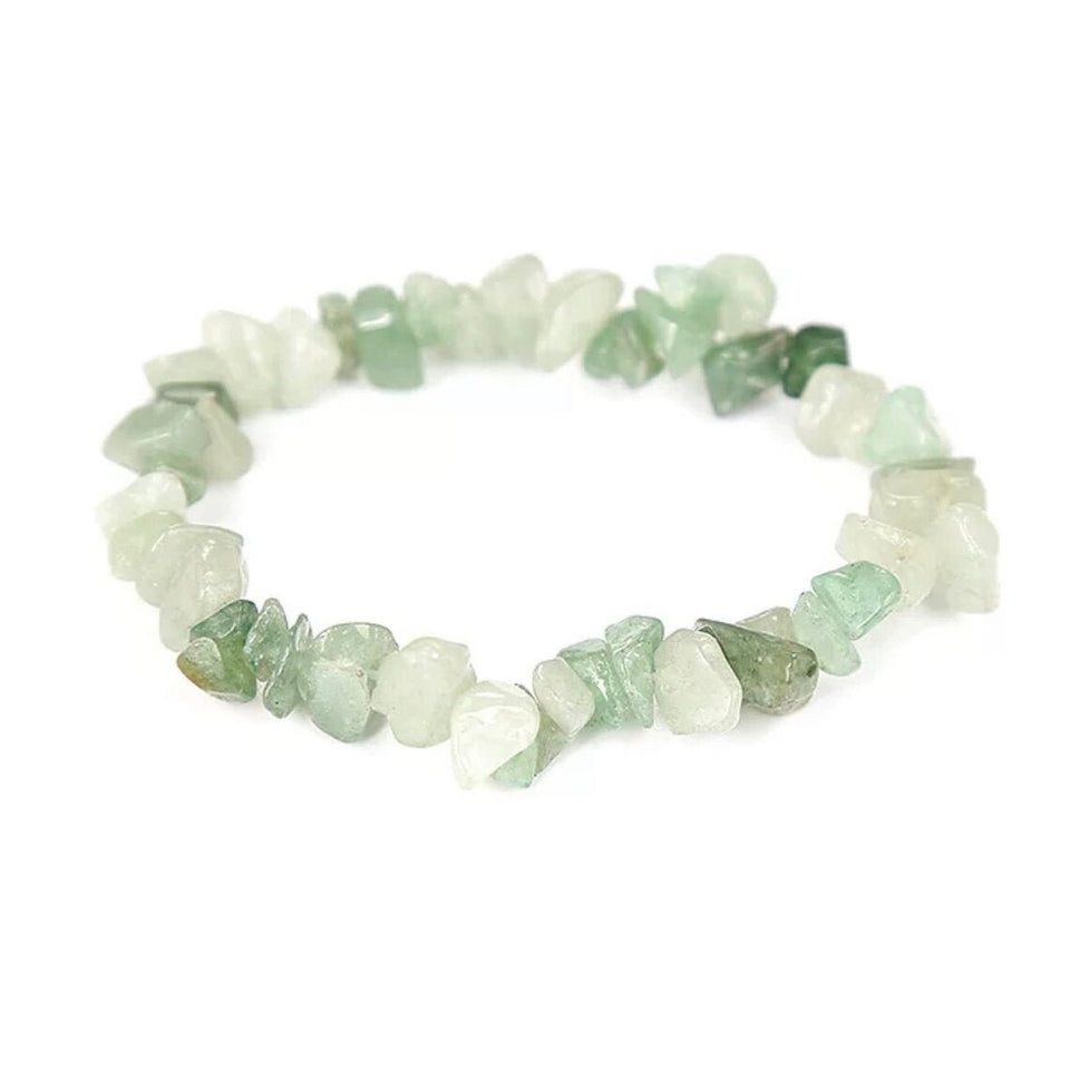 Green Aventurine Chip Bracelet