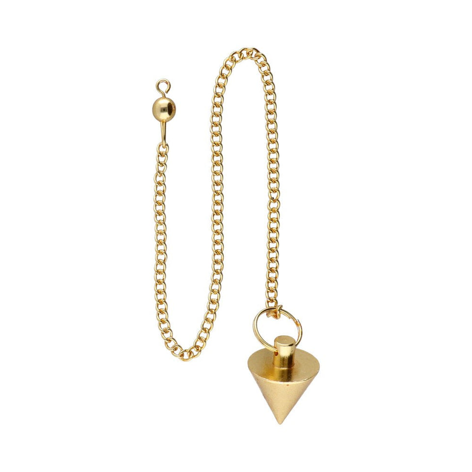 Conical Metal Pendulum 1 Gold