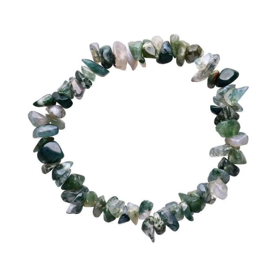 Pulsera Chip Ágata Musgosa tiendamerlin