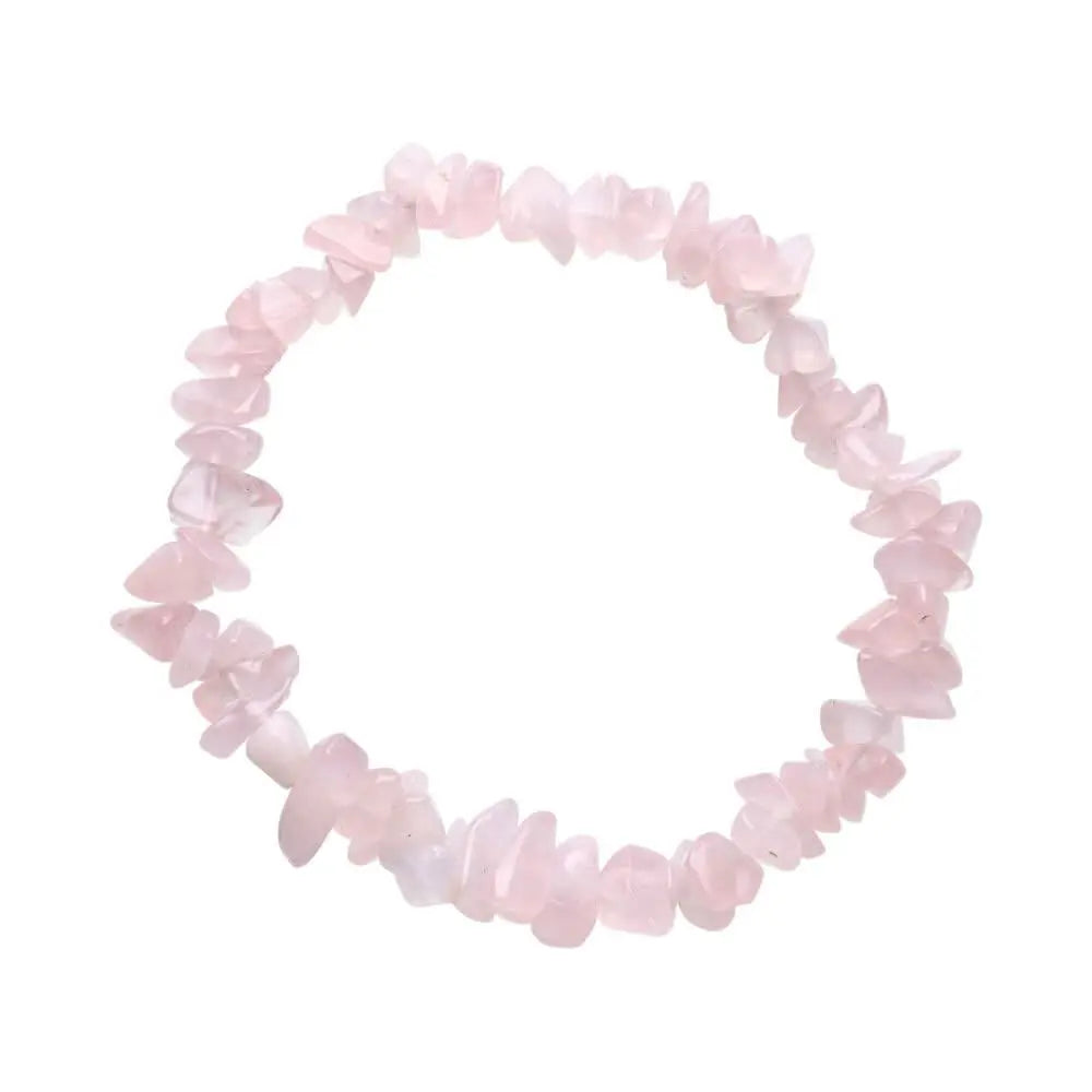 Pulsera Chip de Cuarzo Rosa - Merlin Tienda