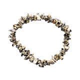 Dalmanite or Dalmatian Jasper Chip Bracelet