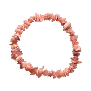 Rhodochrosite Chip Bracelet