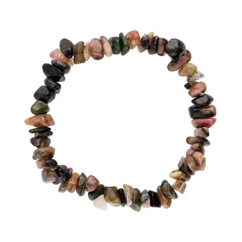 Pulsera Chip de Turmalina Bicolor Esotergia