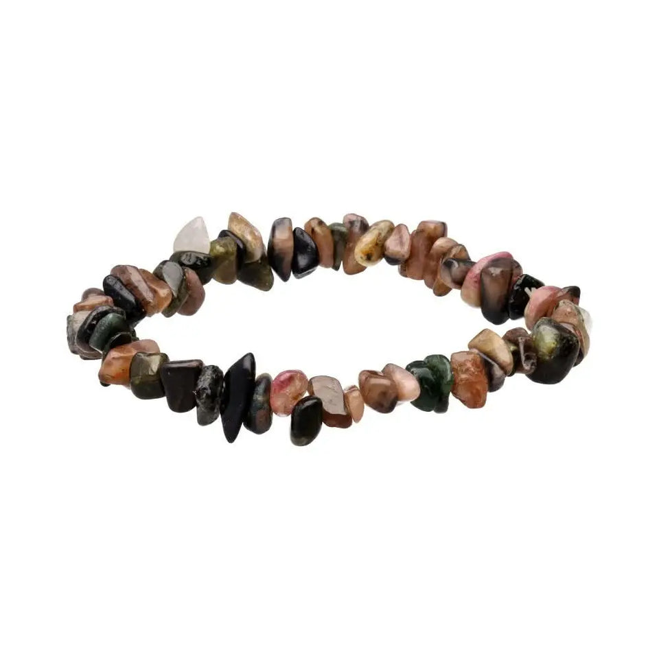 Pulsera Chip de Turmalina Bicolor Esotergia