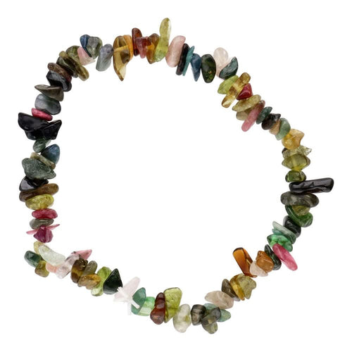 Extra Multicolor Tourmaline Chip Bracelet